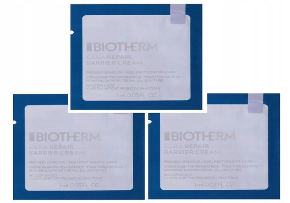 BIOTHERM krem naprawczy przeciwzmarszczkowy do twarzy 3szt