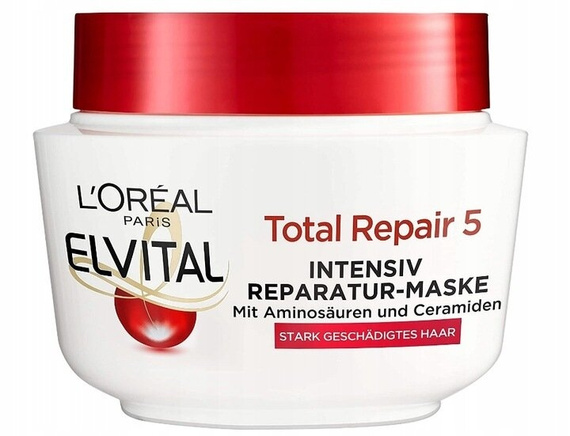 Loreal regenerująca maska do włosów z ceramidami total repair 5 