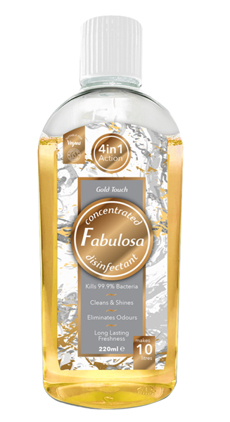 Fabulosa Środek Czyszcząco-Dezynfekujący 4w1 220ml Złoty Dotyk
