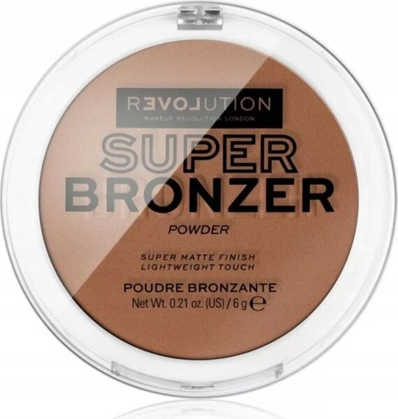 Bronzer puder prasowany matowy w kamieniu Revolution Super