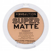 Matujący puder w kamieniu do twarzy Revolution Super Matte Warm Beige 