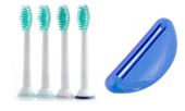 Końcówki do szczoteczek Sonicare Philips 4 sztuki + gratis