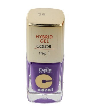 Delia Lakier do paznokci 38 Coral Hybrid 11ml
