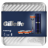 Gillette Fusion 5  Zestaw Maszynka + Żel do golenia + 5 ostrzy