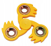 Oryginalny Hand Fidget Spinner Żółty Prezent