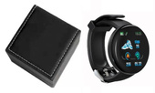 Smartwatch zegarek w szkatułce etui prezent czarny