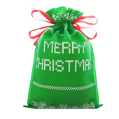 Torba worek prezentowy świąteczny 30x45cm Zielony