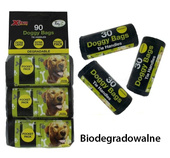 Woreczki na psie odchody torebki biodegradowalne 90 szt.