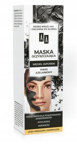 AA Maska węglowa do twarzy Carbon & Clay 30 ml