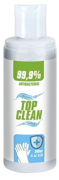 Antybakteryjny żel rąk Top Clean 200ml bez wody