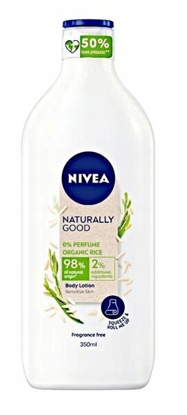 Balsam do ciała z organicznym ryżem i witaminami Nivea Naturally Good