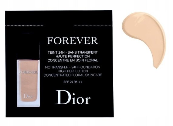 Dior forever skin glow matujący podkład z formułą kwiatową 