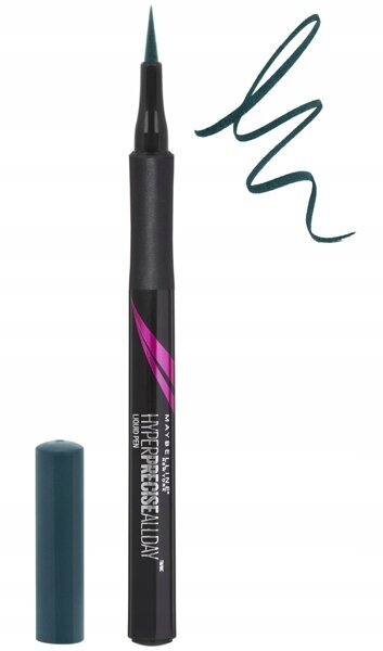 Eyeliner w pisaku ciemnozielony wyjątkowy kolor Maybelline Liner 