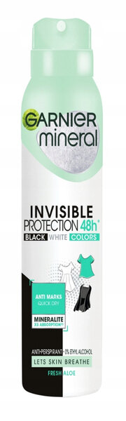 Ganier mineral antyperspirant przeciw poceniu z aloesem invisible 48h