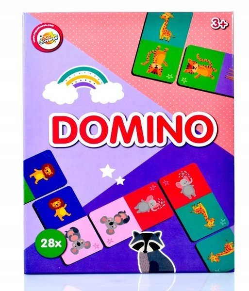Gra Dla Dzieci Domino Zwierzątka Premium