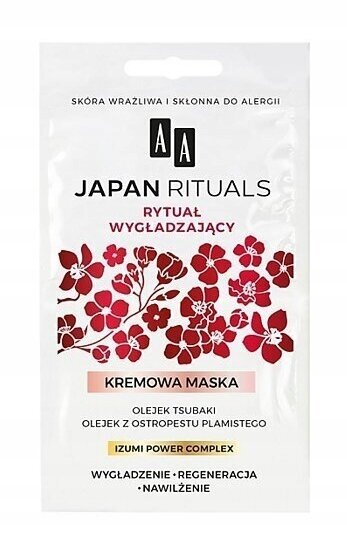 Maseczka do twarzy olejem z ostropestu plamistego AA Japan Rituals