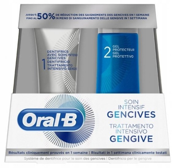Oral-B zestaw pasta do zębów 85 ml + żel ochronny 63 ml