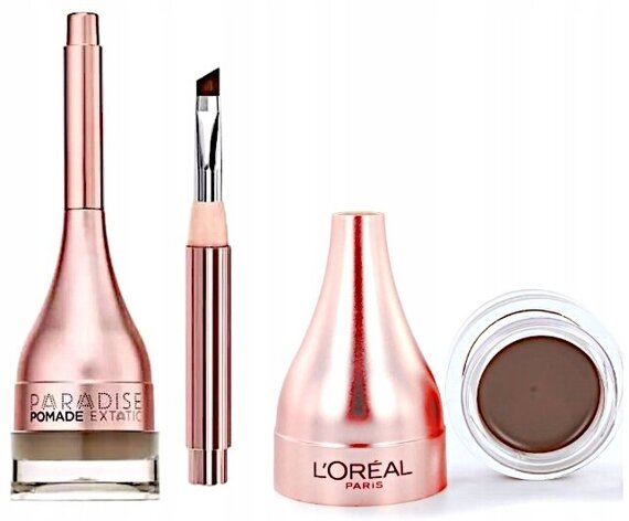 Pomada do brwi z woskiem pszczelim Loreal Paradise Extatic  brązowa 