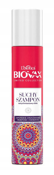 Suchy szampon do włosów zapach japońskiej wiśni dodaje objętości  L'Biotica Biovax