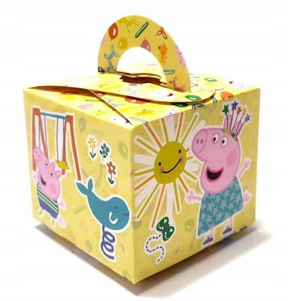 Świnka Peppa pudełko na cukierki słodycze dla dzieci prezent 8 szt.