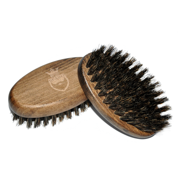 Szczotka kartacz do brody | Naturalne włosie dzika
