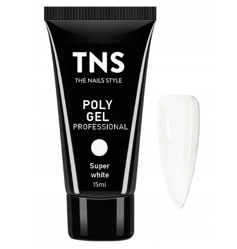 TNS PolyGel Akrylożel Super White 15ml