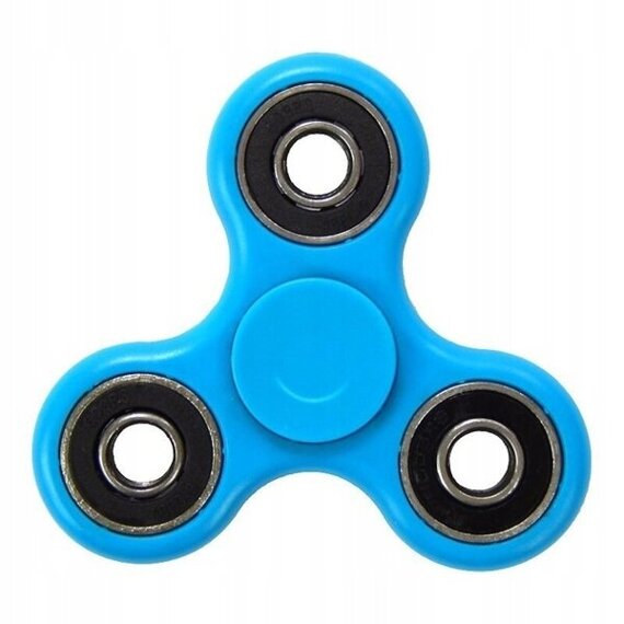 Zabawka antystresowa zręcznościowa oryginalny Hand Fidget Spinner niebieski